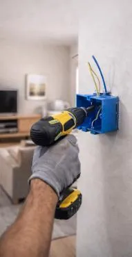 Instalação de caixa de luz