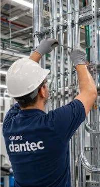 Instalação elétrica industrial