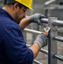 Manutenção de guarda-corpo