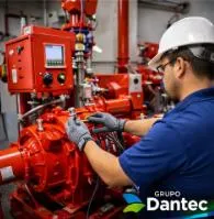 Manutenção de sistemas de incêndio