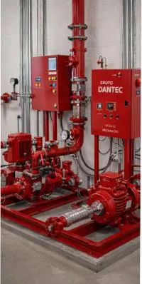 Sistema de pressurização de incêndio